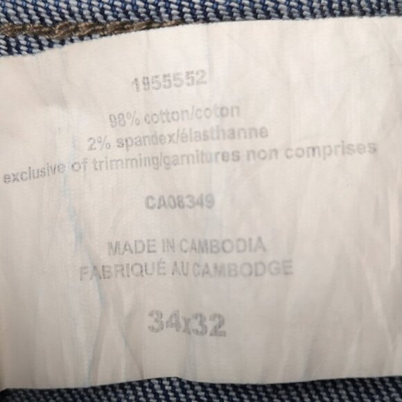 Lucky Brand #410 Straight Legs Men's Size 34/32 Medium Wash Jeans - Picture 10 of 16